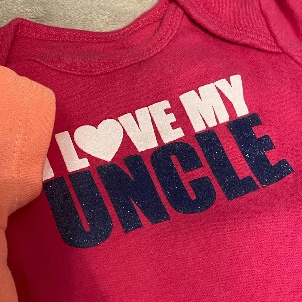 Carter’s | Glitter Uncle Onesies